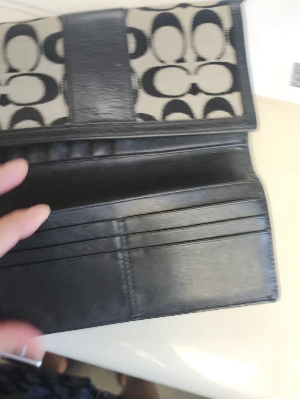 Coach signature canvas